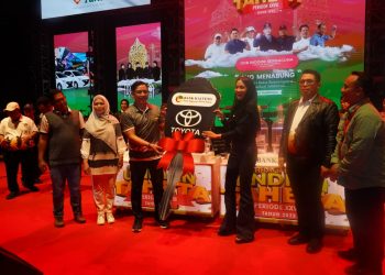 Asisten Ekbang Hadiri Undian Taheta Bank Kalteng Periode ke-27 Tahun 2023