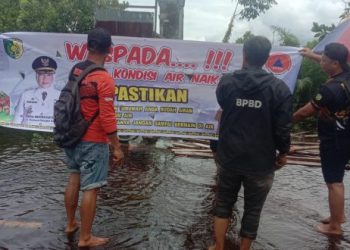 Banjir Ancam Daerah Pinggiran Kota Palangka Raya