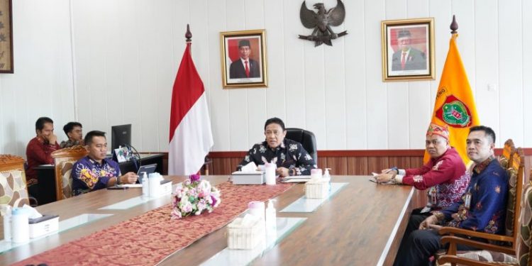 Pemprov Kalteng Bersama Forkopimda Berkomitmen Memperkuat Pengendalian Karhutla