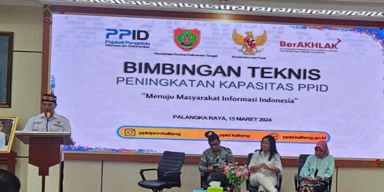 Ketua KI Kalteng Minta Badan Publik Maksimalkan SOP Layanan Informasi Publik