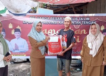 Majelis Taklim DPMPTSP Prov. Kalteng Kembali Laksanakan Program Ramadan Berbagi