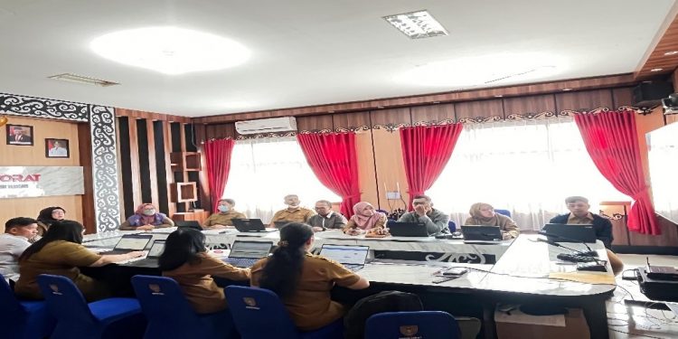Tim Reviu LKPD Inspektorat Daerah Prov. Kalteng Laksanakan Koordinasi Penyusunan Prosedur Analitis LKPD Tahun 2023