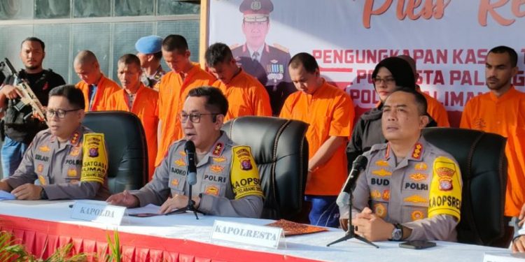 Delapan Pelaku Curanmor Dibekuk Polisi