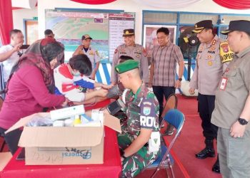 Pj Bupati Barsel Cek Kesiapan Posko Pengamanan Arus Mudik Lebaran