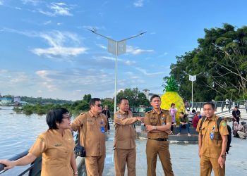 Dibuka Sementara, Water Front City Buntok Selalu Ramai Pengunjung