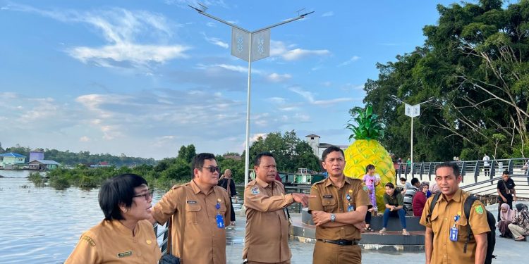 Dibuka Sementara, Water Front City Buntok Selalu Ramai Pengunjung