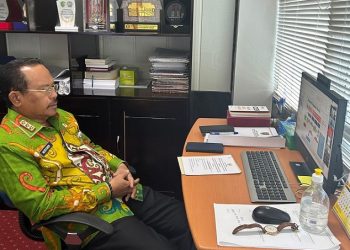Sekda Kalteng Ikuti Entry Meeting Evaluasi Akselerasi Penurunan Stunting