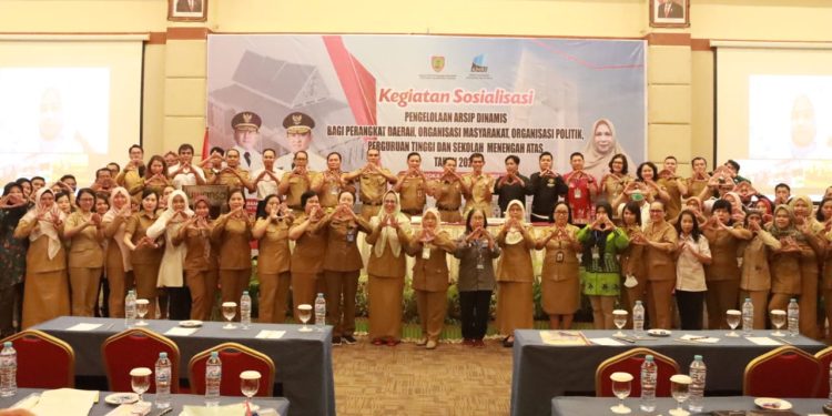 Tingkatkan Kapasitas SDM Kearsipan, Pemprov Kalteng Gelar Sosialisasi Pengelolaan Arsip Dinamis