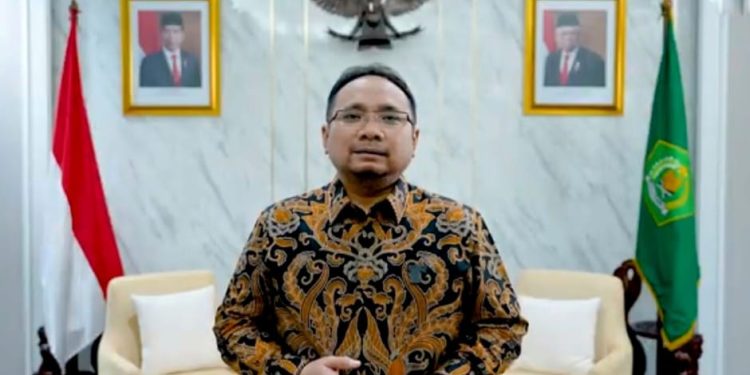 Puncak Perayaan Paskah Nasional, Menteri Agama RI Sampaikan Sambutan Secara Virtual