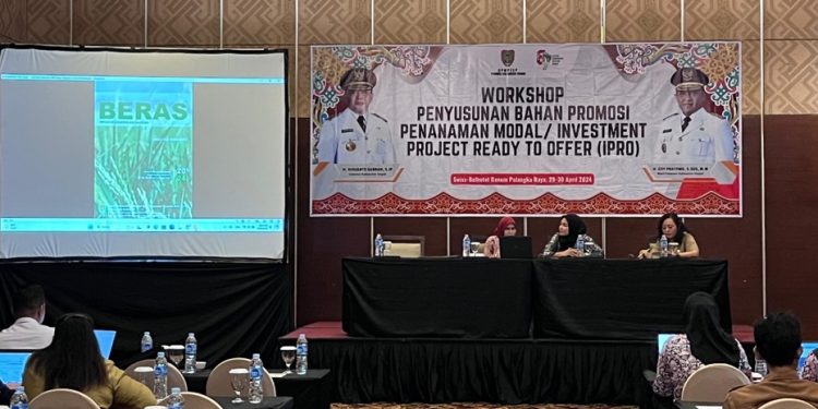 DPMPTSP Prov. Kalteng Gelar Workshop Penyusunan Bahan Promosi Penanaman Modal