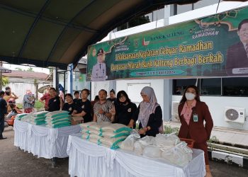 Bank Kalteng Cabang Buntok Gelar Pasar Murah Untuk Masyarakat