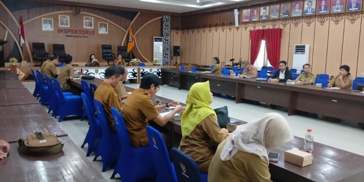 Inspektorat Daerah Prov. Kalteng Selenggarakan Rakor Penyusunan Rencana Aksi Tindak Lanjut SPI 2023