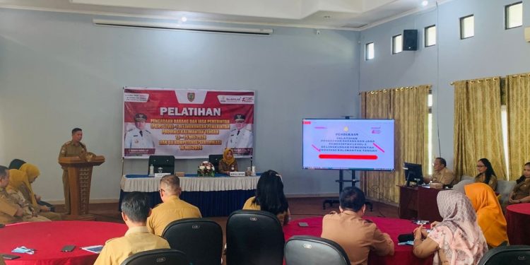 BPSDM Prov. Kalteng Gelar Pelatihan Barang dan Jasa Level 1