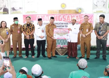 Sekda Nuryakin Pimpin Anjangsana ke LKSA Darissalam Palangka Raya