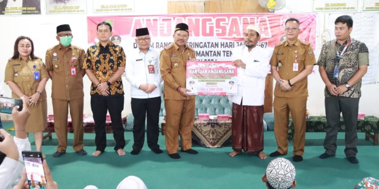 Sekda Nuryakin Pimpin Anjangsana ke LKSA Darissalam Palangka Raya