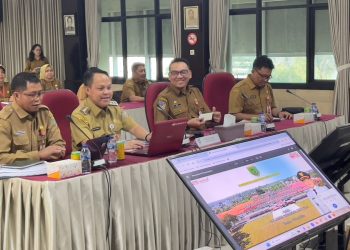 Pj Bupati Barsel Sampaikan 10 Indikator Program dan Kegiatan Prioritasnya Pada Laporan Evaluasi Kinerja
