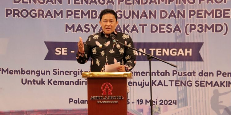 Wagub Edy Pratowo Buka Rapat Sinergitas Pemerintah Pusat dan Daerah dengan TPP P3MD se-Kalteng