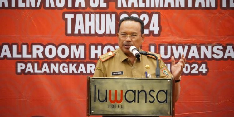 Sekda Nuryakin Buka Rakor Pengawasan Capaian Standar Pelayanan Minimal (SPM) Kabupaten/Kota se-Kalteng Tahun 2024