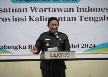 Wagub Edy Pratowo Buka Uji Kompetensi Wartawan (UKW) Angkatan ke-21 PWI Prov Kalteng
