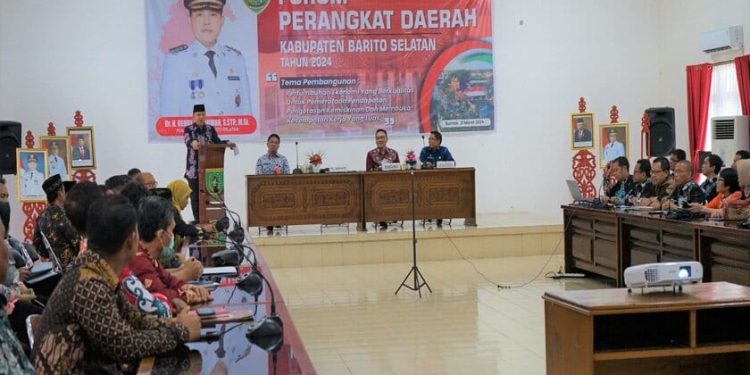 Pj Bupati Barsel Pimpin Langsung Pembahasan Program dan Kegiatan Untuk Tahun 2025