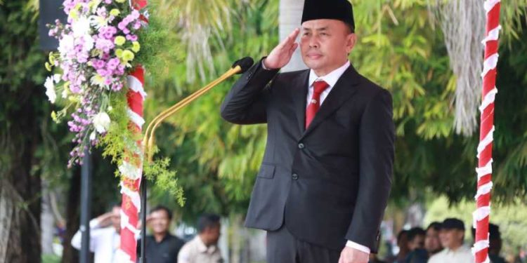 Gubernur Sugianto Sabran Pimpin Upacara Harjad ke-67 Provinsi Kalteng