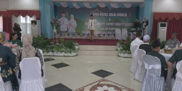 Pj Bupati Barsel Gelar Open House