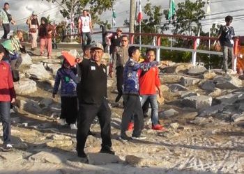 Jelang “Hari H” Panitia UCI MTB Eliminator 2024 Gladi Bersih