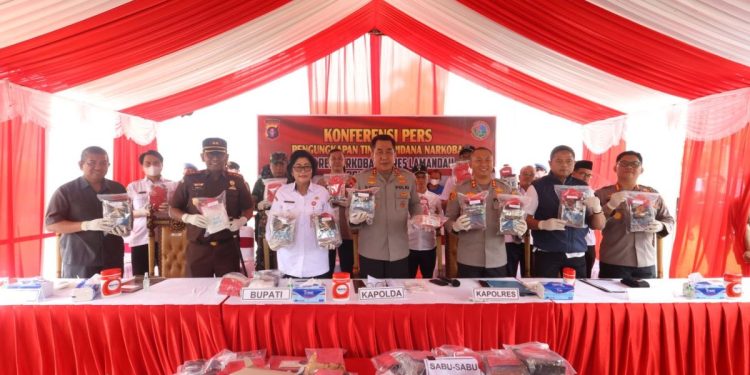Polisi Gagalkan Peredaran Sabu 33 Kilogram Bernilai Rp66 Miliar di Lamandau