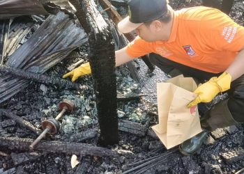 Polresta Palangka Raya Gelar Olah TKP Kebakaran Komplek Mendawai