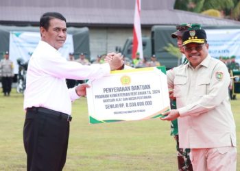 Pemprov Kalteng Terima Bantuan Alat dan Mesin Pertanian dari Menteri Pertanian