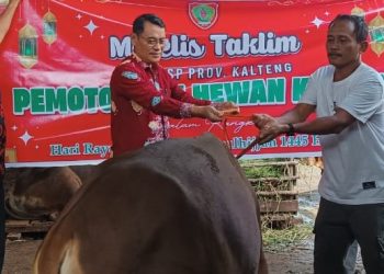 Majelis Taklim DPMPTSP Provinsi Kalimantan Tengah Laksanakan Ibadah Kurban