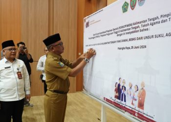 Wakili Gubernur Kalteng, Kepala Badan Kesbangpol Hadiri Silaturahmi Kebangsaan