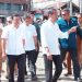 Gubernur Sugianto Sabran Dampingi Presiden Tinjau Harga di Pasar Temenggoeng Djaja Karti