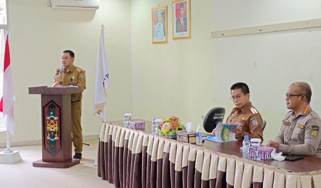 Kadisbun Kalteng Terima Kunker Pj. Bupati Murung Raya Bahas PAT Padi dan Kakao