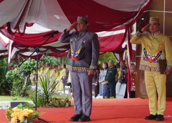 Wagub Edy Pratowo Pimpin Upacara Peringatan Hari Jadi ke-22 Kabupaten Pulang Pisau