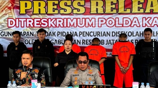 Gubernur Kalteng Apresiasi Kinerja Polda Kalteng dalam Pengungkapan Pencurian di Sekolah