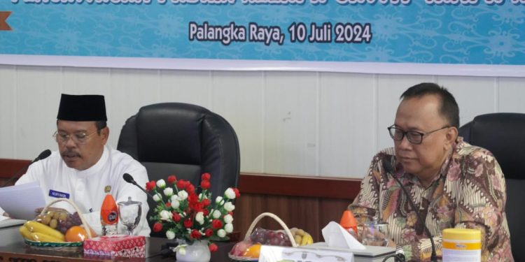 Sekda H. Nuryakin Pimpin FGD Pencegahan Korupsi di Wilayah Prov Kalteng