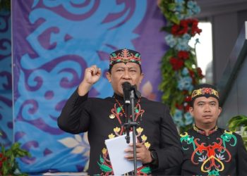 Wagub Edy Pratowo Pimpin Upacara Peringatan Hari Jadi Ke-74 Kabupaten Barito Utara