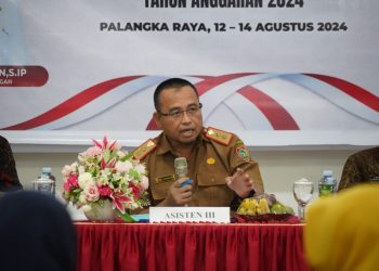 Asisten Adum Buka Bimtek Penyusunan Peta Proses Bisnis Lingkup Pemprov. Kalteng