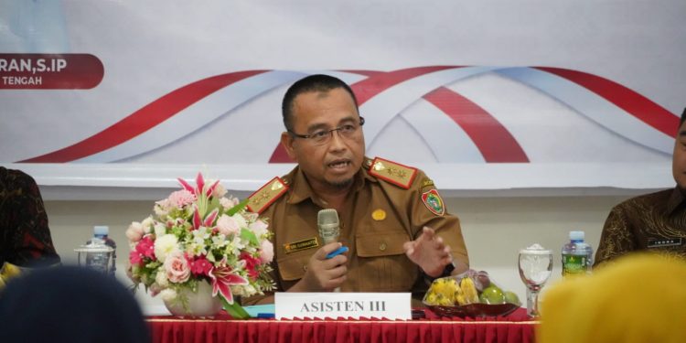 Asisten Adum Buka Bimtek Penyusunan Peta Proses Bisnis Lingkup Pemprov. Kalteng