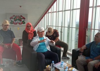 Gubernur Kalteng Tinjau Progres Pembangunan Bundaran Besar dan Ruang Terbuka Hijau