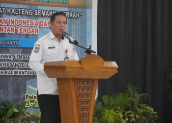 Sahli Gubernur Suhaemi Buka FGD dan Rakorwil KPID Kalteng