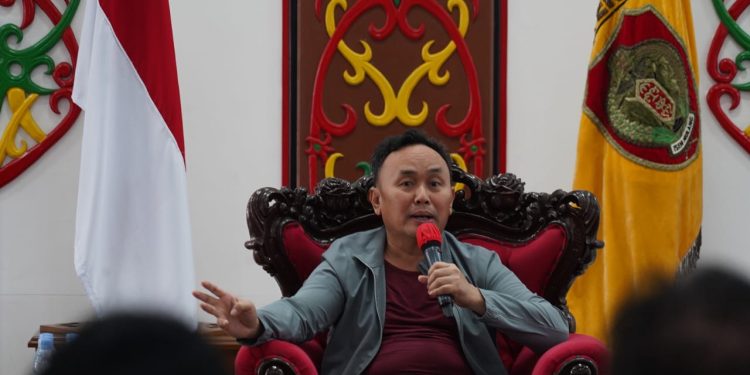 Gubernur Sugianto Bersilaturahmi dengan Kontingen PON XXI Kalteng