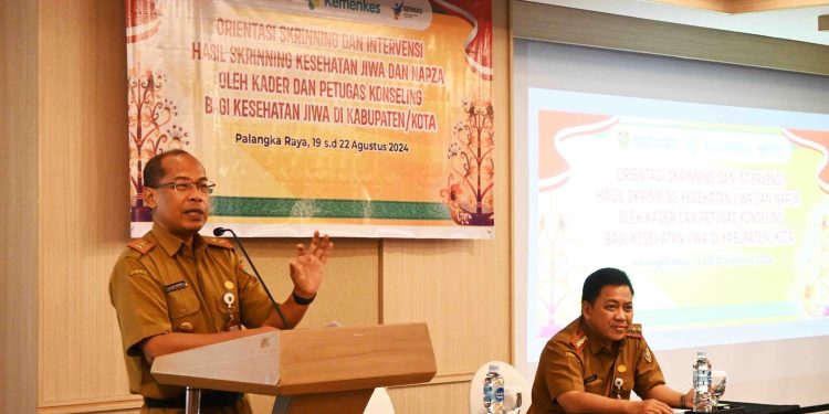 Dinkes Prov. Kalteng Gelar Orientasi Bagi Pengelola Kesehatan Jiwa dan Napza di Kabupaten/Kota