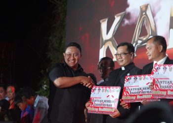 Hadiri Kalteng Bermazmur, Ribuan Umat Kristiani Padati Bundaran Besar Palangka Raya