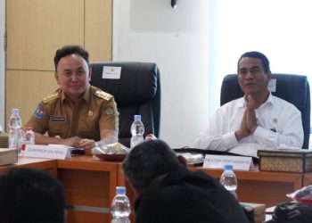 Gubernur Kalteng dan Mentan Rakor Optimalisasi Lahan Food Estate