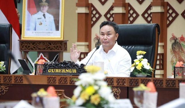 Begini Arahan Gubernur Sugianto Pada Rapat Kerja Pemantapan Optimasi Lahan Food Estate