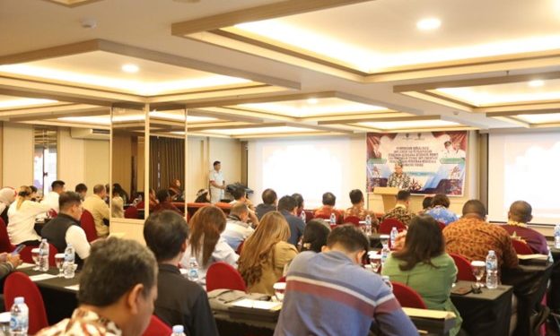 Dinas ESDM Prov. Kalteng Narasumber Sosialisasi dan Bimtek Implementasi Pengawasan Perizinan Berusaha Berbasis Risiko