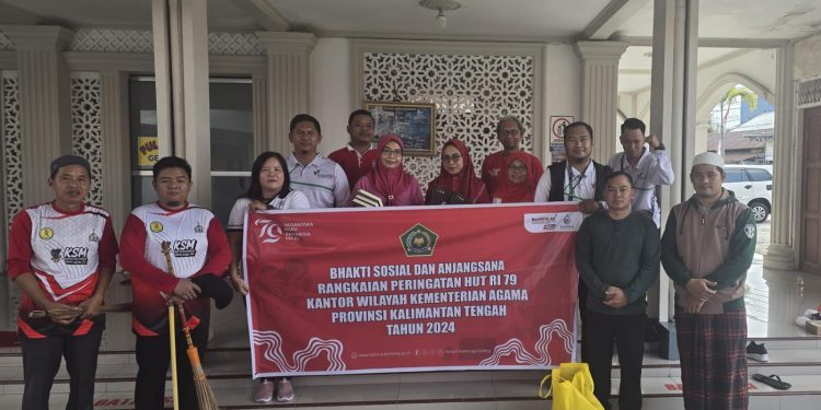 Kemenag Kalteng Gelar Anjangsana dan Baksos ke Tempat Ibadah