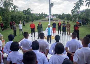 Gubernur Sugianto Sabran Bertatap Muka Dengan Calon Paskibraka dan Insan Pers